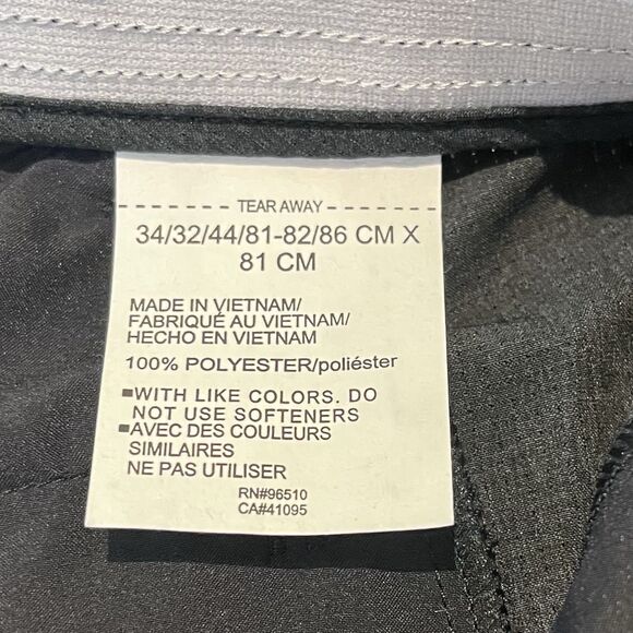 Under Armour Mens 34x32 Golf Chino Pants Black Stretch Performance Vented New - Picture 8 of 11